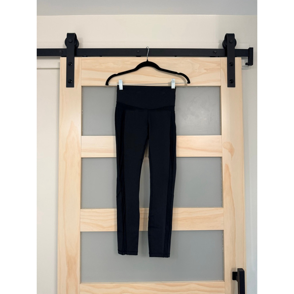 Calia Essential Mesh 7/8 High Rise Leggings Black XS NWT - Picture 1 of 6